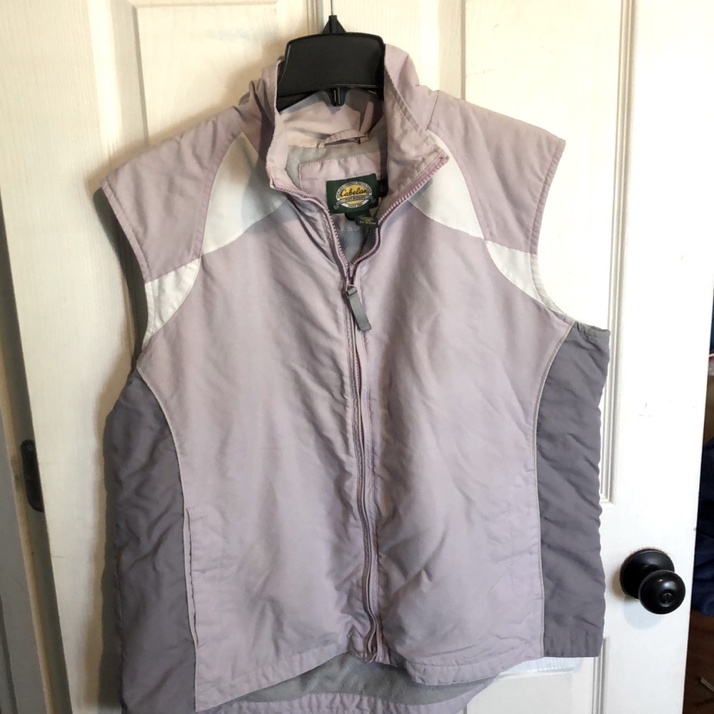 CABELA’S light purple vest 2XL